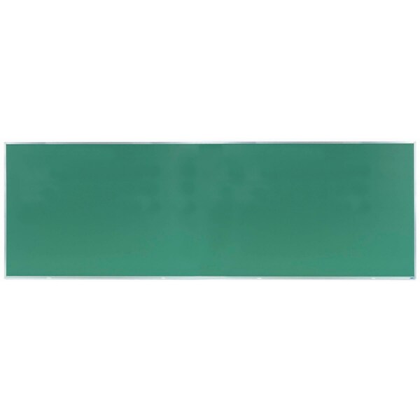 Composition Chalkboard Satin Anodized Aluminum Frame 48"x144" Green